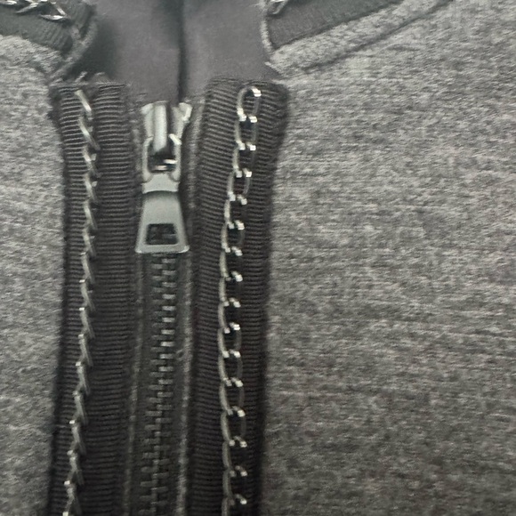 Diane von Furstenberg Gray / Black Roccoco Felted Wool Blend Suit Jacket Size 2 - Picture 7 of 7